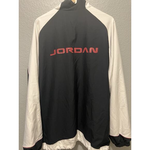 Vintage Air Jordan Retro XIII 13 He Got Game Hologram Wht Blk Jacket Men's 2XL - Picture 6 of 6